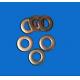 Bright Surface Chrome Flat Washers / Heavy Steel Washers Ring Shape