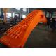 ZX870LC Excavator Long Reach Boom With 1.2cbm Rock Bucket for Heavy Duty Work Condition