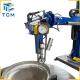Steel Tank Bottom Automation Dished End Polishing Machine Vessel Head Grinding Machine