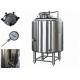 Custom Volume Steam Heating Beer Brewing Tanks , Beer Brewing Equipment