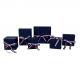 Bright Blue Luxury Jewelry Packaging Boxes Paper Costume Jewelry Box