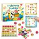 Intellectual Sudoku Puzzle Toys 36pcs Fruit Party For Toddlers Level 1 and Level 2 Tasks 40