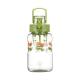 650ML Water Bottles Glass Outdoor Large Capacity Baby Reusable Straw Cup For School Home Room
