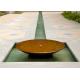 Garden Decoration Large Bowl Water Feature / Corten Steel Water Bowl Garden Feature