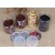 Customized Snacks / Tea Packing Pet Plastic Jars Easy Open Lid Air - Proof