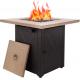 28 Inch 50000 BTU Propane Brazier Square Gas Fire Pit Table With Cover