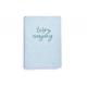 Perfect Binding Blue Soft Cover Notebook Sewing Binding For Promotion Gift