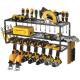 Shape Heavy Duty Metal Tool Shelf Pegboard Power Tool Organizer for Garage Storage