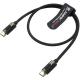 Alvin's Locking USB C Cable for Blackmagic Pyxis URSA 10Gbps 20in