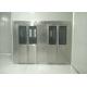 Automatic Sliding Door Stainless Steel 304 Air Shower Room For Benefit