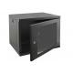 9U Wall Mounted Network Rack Cabinet Waterproof DDF Server Enclosure Single Section