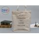 Printed Custom Canvas Shopping Bags Giveaway For Business Advertisement