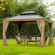 Aluminum Gazebo  Outdoor Hardtop Gazebo  Canopy  Patio Hardtop Gazebo