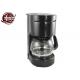 New Style Wholesale Black 600W Home Office 0.65L 4-6Cups Best Drip Coffee Maker Machine