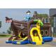 Pirate Ballcanon Lovely Inflatable Combo 2 In 1 Castle Bounce House With Slide