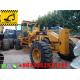 Yellow Color 123KW Power  Used Caterpillar Grader 140K Good Condition For Farm Work Construction