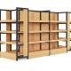 Supermarket Wooden Display Racks For Retail Stores Shelving Stand Units