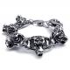 High Quality Tagor Stainless Steel Jewelry Fashion Men's Casting Bracelet PXB030