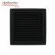 4 Inch Plastic Vent Cap Black Outdoor Fixed Louver Cover ISO Certified