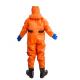 Marine Type One Piece Flotation Suit Red / Orange Color Neoprene Material