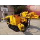 Portable Rock Hydraulic Rotary Crawler Drilling Rig With Cap And Air