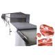 Popular Sliver Microwave Meat Thawing Machine Continuous Tunnel Belt 40 KG / H