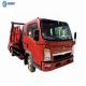 116hp HOWO 4x2 Diesel 3cbm Swing Arm Garbage Special Purpose Truck