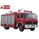 OEM Dry Powder Industrial Fire Truck Red Color 73kw Engine Power High Rated Flow