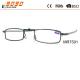 2017 new style fanshionable reading glasses with metal frame, Power rang : 1.00 to 4.00D