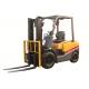 2 3 4ton ISUZU Energy Saving Engine Diesel Powered Forklift Yellow Color Turning Radius 2170mm With CE Certificate
