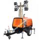 Outdoor Diesel Generator Light Tower Vehicle Mounted With 4 Lamps with 7m mast