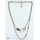 Charming simple style Jewelry Display Trays Chain Mixed Metal Necklace for women