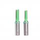 Industrial Double Flute Straight Router Bits Carbide For Solid Wood