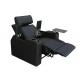 European Style Half Leather Power Electric Home Recliner Movie Public Theater Sofa With USB Charge