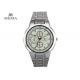 Generous Style MEMA Quartz Watch 3 Rounds 6 Stitches Mineral Reinforced Glass Material