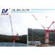 10 ton QTD125(5020) Luffing Jib Tower Crane with 50m Jib for Construction Building 
