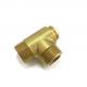 High Precision CNC Machining of Bronze Brass Tee Joint with Tolerance /-0.005mm at OEM