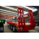 2/3/4 axles 40ton/50ton/80ton/100ton low bed semi trailer/lowbed trailer