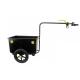 Steel frame Bicycle Cargo Trailer with wheels in rust free rim