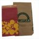 Customized Logo Heat Seal Paper Bag White Brown Multiwall Paper Bag
