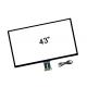 43 Inch Multi Touch PCAP Touch Screen Sensor Strengthened cover glass