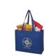 Blue Nylon Monogrammed Custom Tote Bags With Printed Logo 42*39*11.5 cm