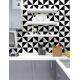 Multiple Patterns White And Black 300*300mm Room Wall Tile