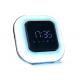 Music Bluetooth Alarm Clock Multi - Colors 5 Watt With Portable Vanity Mirror