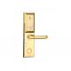 Xeeder Gold  Hotel Door Locks L1102JS Optional ANSI / EURO Mortise
