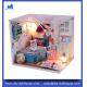 Dollhouse miniature house model with furnitures M010