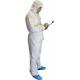 Anti - Static Disposable Safety SMS Non Woven Workers Coverall Suit