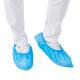 SF Medical CPE Surgical Shoe Cover Disposable Blue Non Slip 40cm