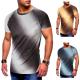 Summer Soft Thin Trendy Oversized T Shirts Custom Gradient T Shirts For Men