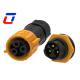 6 Pin 50A Waterproof Power Connector M25 IP67 Bulkhead Power Connector